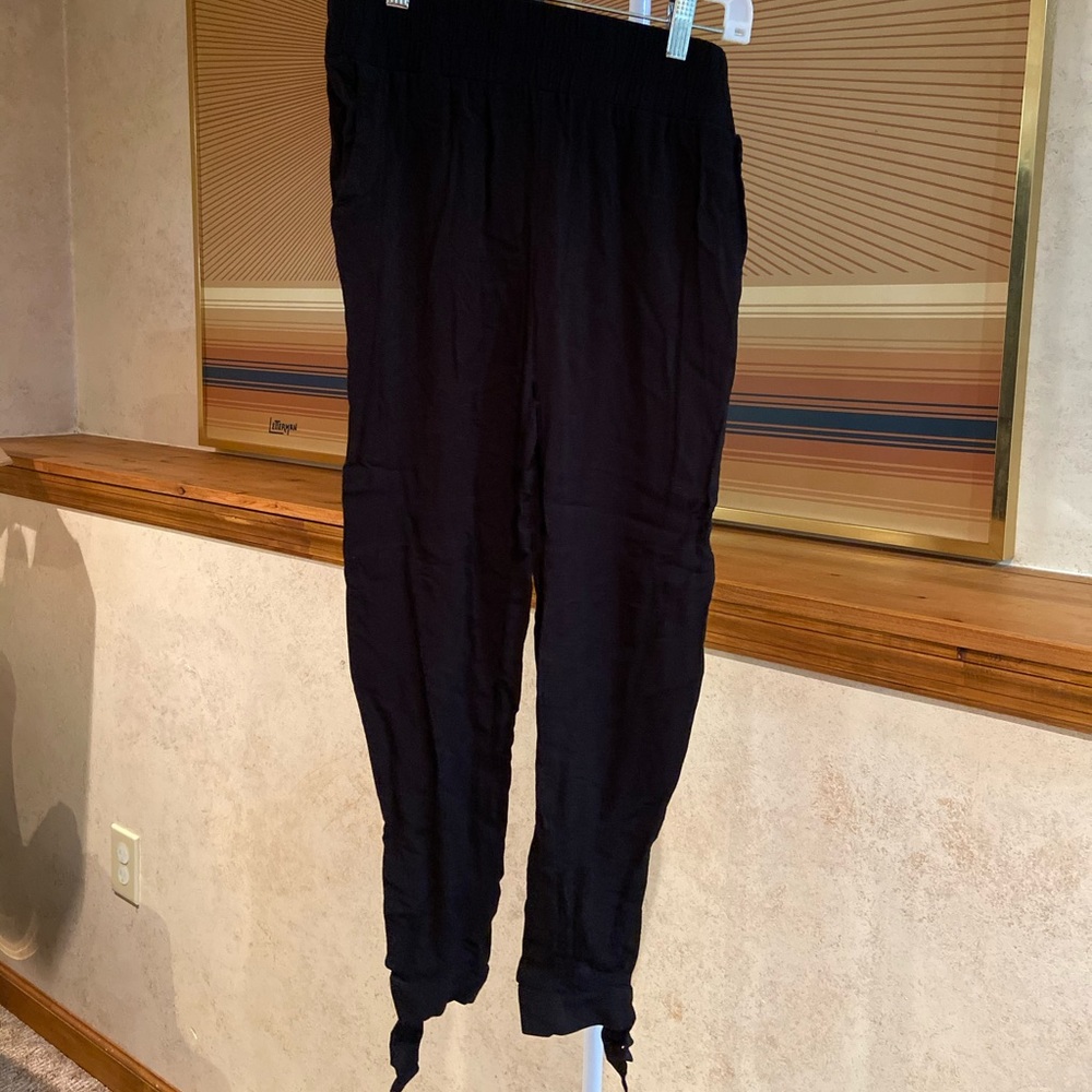 Linen Tie Bottom Pants